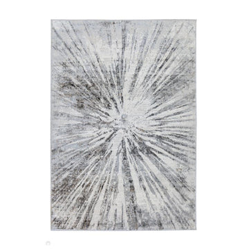 Abstract Burst Grey Rug-Melrose-Rug Love - The Most Loved Rug Store